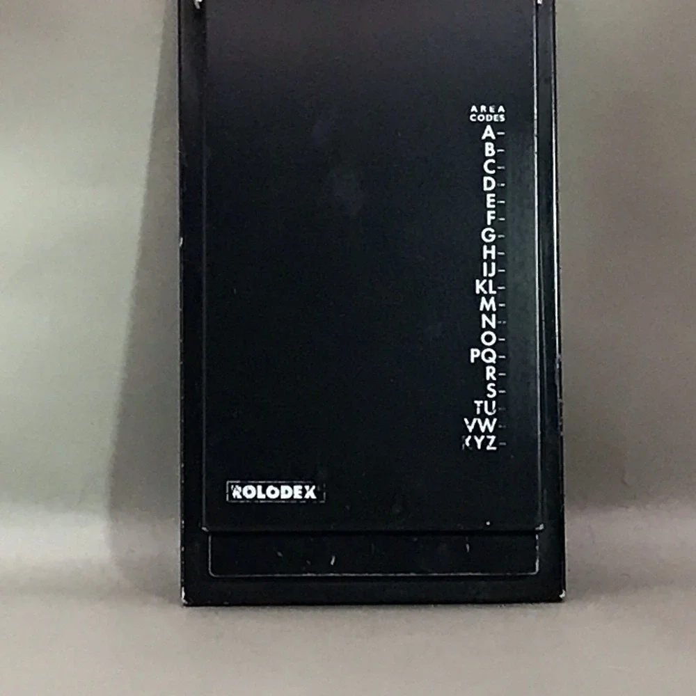 Rolodex Needs Refill And Is Missing Indicator Arrow‎